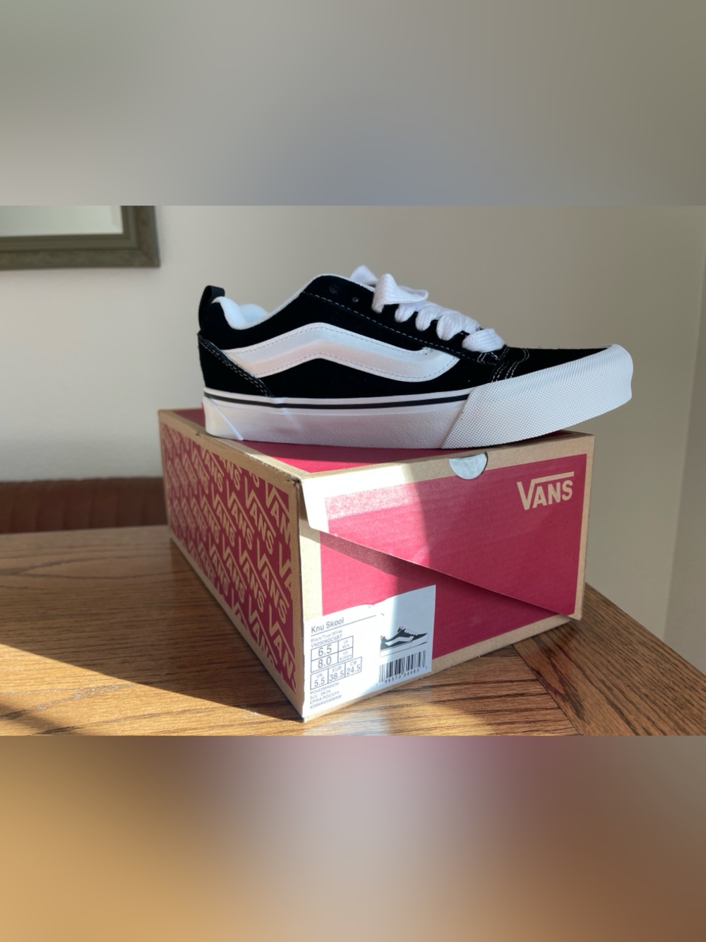 Vans Black & White Classic Skate Sneakers
